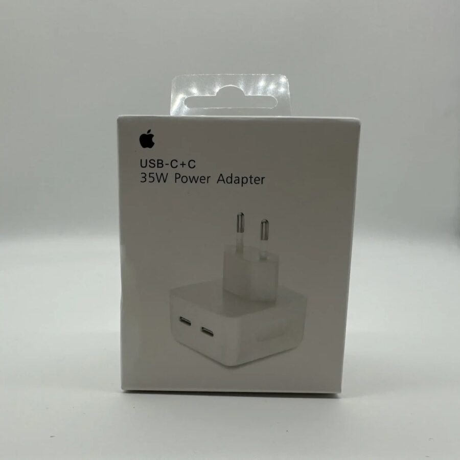 35W Dual Port USB-C Power Adapter Lightning Cable