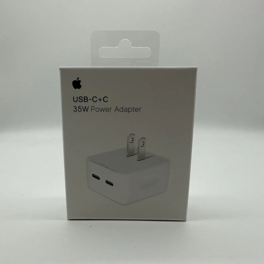 35W Dual Port USB-C Power Adapter Lightning Cable